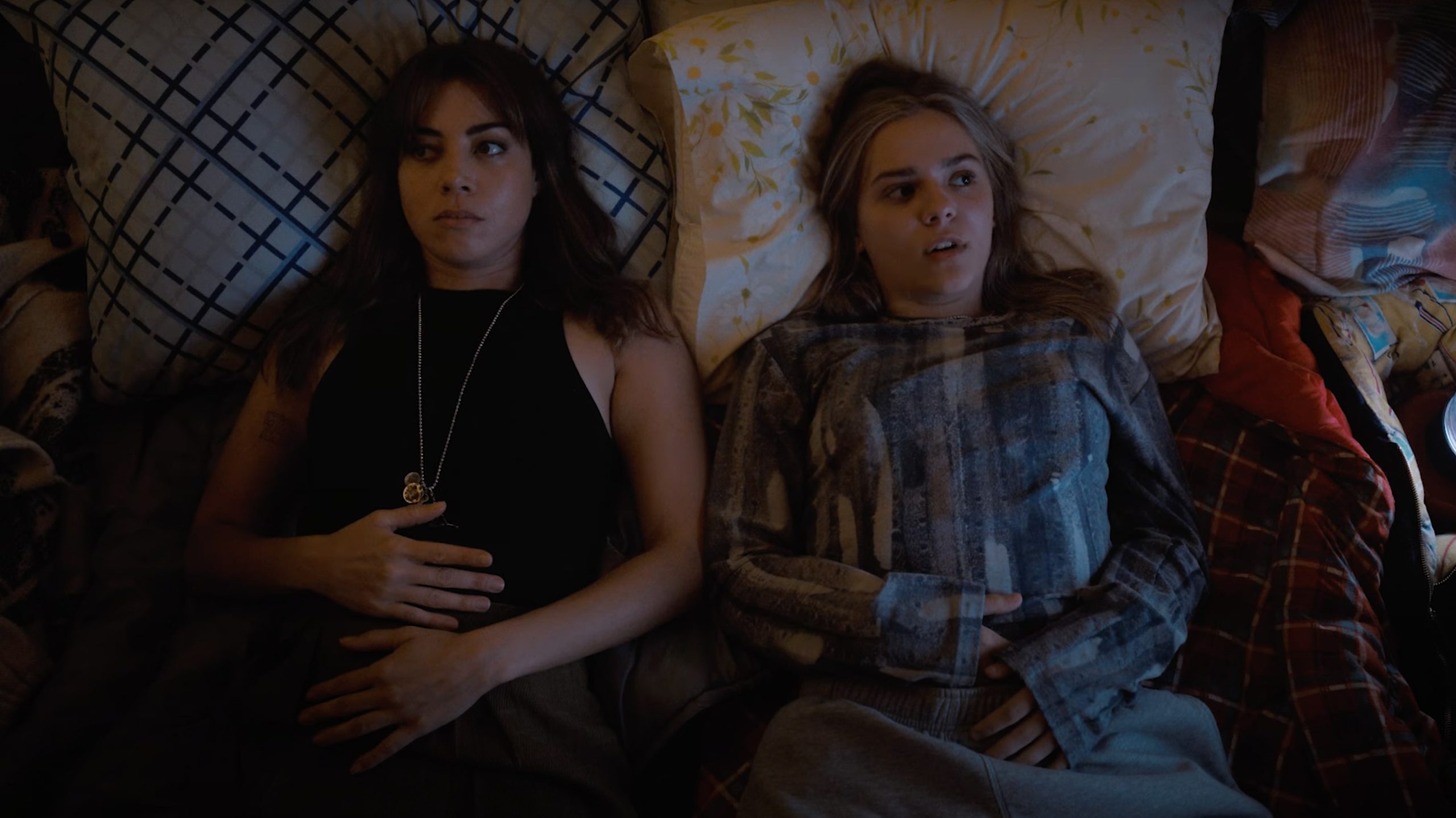 Aubrey Plaza and Maisy Stella in Megan Park's MY OLD ASS